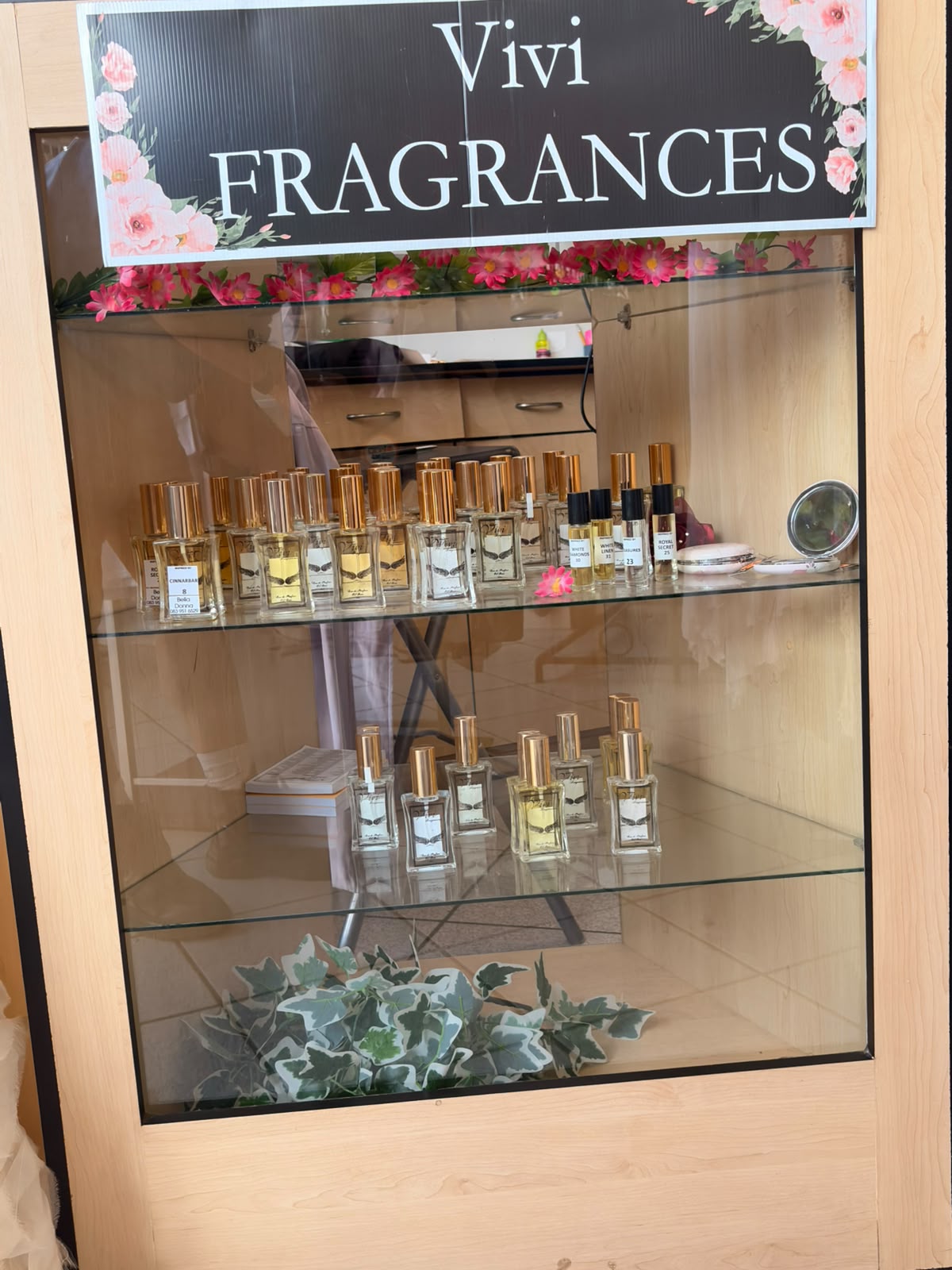 Vivi Fragrances perfume cabinet